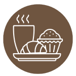 Icono cafe de desayuno