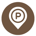 Icono cafe de Estacionamiento